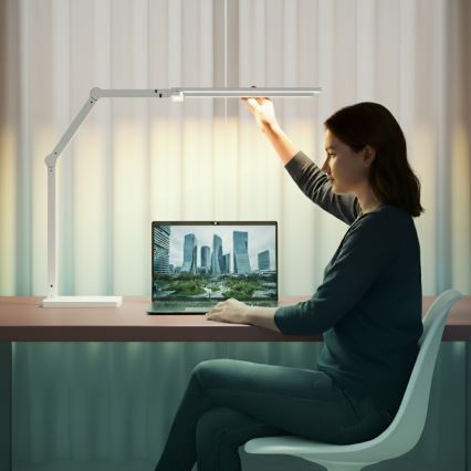 Brilagi - LED димируема сенсорна настолна лампа VARIO LED/24W/230V 3000-6500K CRI 92 бяла