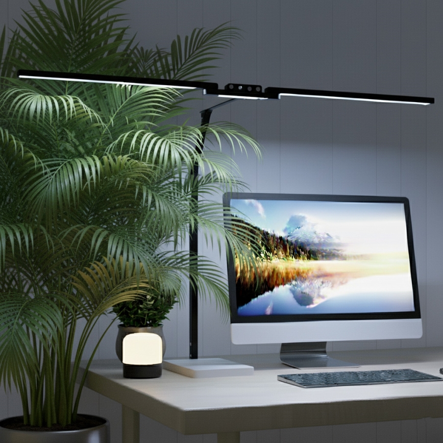 Brilagi - Димируема сензорна настолна лампа VARIO LED/24W/230V 3000-6500K CRI 92 черна