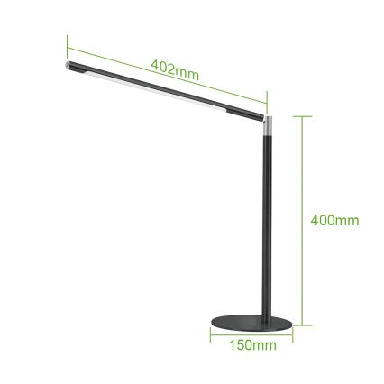 Brilagi - Димируема сензорна настолна лампа VARIO LED/7W/230V 3000-6500K CRI 96 черна