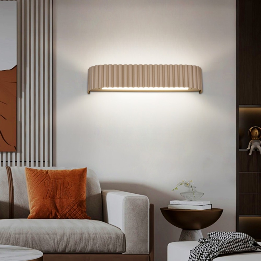 BRILAGI - димируемо LED стенно осветително тяло FALCON MODERN LED/14W/230V 3000-6000K 40 cm бежово + дистанционно управление