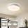 Brilagi - LED димируема таванна лампа CORVO LED/54W/230V 3000-6000K бяла Ø 40 см + дистанционно управление