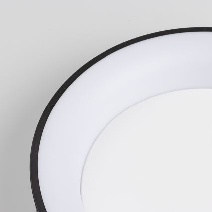 Brilagi - Димируемо LED таванно осветително тяло FALCON LED/80W/230V 3000-6500K, диаметър 60 см, черно + дистанционно управление