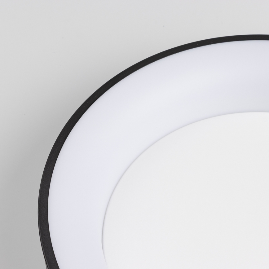 Brilagi - Димируемо LED таванно осветително тяло FALCON LED/80W/230V 3000-6500K, диаметър 60 см, черно + дистанционно управление