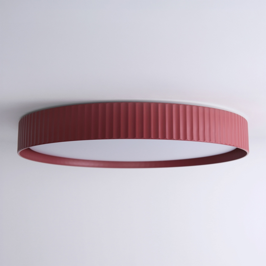 Brilagi - Димируемо таванно осветително тяло LUCIA LED/60W/230V 3000-6500K Ø 59 cm червено + дистанционно управление