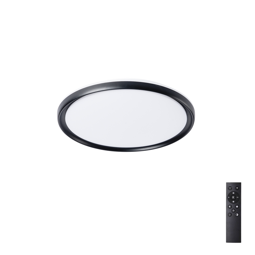 Brilagi - Димируема LED плафониера RIVO LED/72W/230V 3000-6000K черна Ø 50 см + дистанционно управление