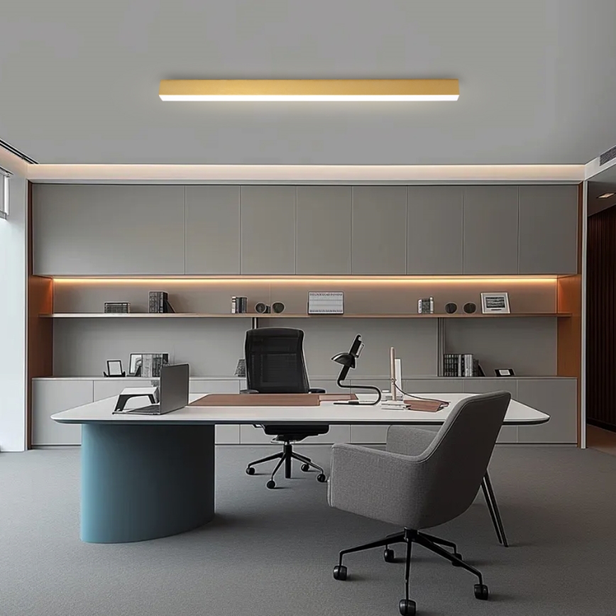 Brilagi - димируемо LED таванно осветително тяло SLEEKLINE SMART LED/40W/230V 3000-6000K Wi-Fi Tuya златисто + с дистанционно управление