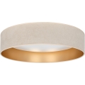Brilagi - LED димируема таванна лампа VELVET SMARTIX LED/24W/230V 3000-6000K диам. 45 cm кремава/златиста Wi-Fi Tuya Beacon + дистанционно управление