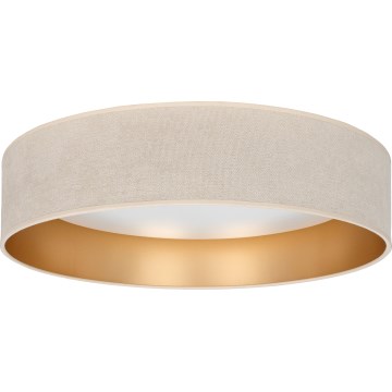 Brilagi - LED димируема таванна лампа VELVET SMARTIX LED/24W/230V 3000-6000K диам. 45 cm кремава/златиста Wi-Fi Tuya Beacon + дистанционно управление