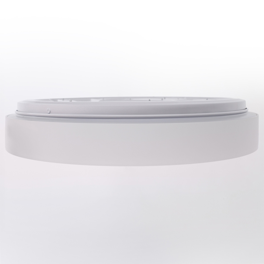 Brilagi - Димируема LED таванна лампа WALDO, 48 W, 230 V, 3000–6500 K, Ø 40 см, бяла/сребриста + дистанционно управление