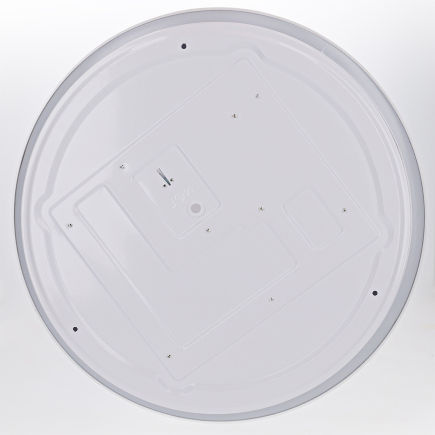 Brilagi - Димируема LED таванна лампа WALDO, 48 W, 230 V, 3000–6500 K, Ø 40 см, бяла/сребриста + дистанционно управление