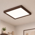 BRILAGI - LED Димируема таванна лампа за баня WOODY FRAME LED/50W/230V цвят дъб/орех 60x60 cm 3000-6000K IP44 + дистанционно управление