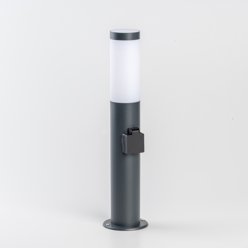BRILAGI - LED димируема външна лампа с контакт ELIA 1xE27/6W/230V 2700-6500K IP44 Wi-Fi 50 cm антрацит