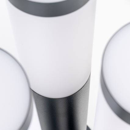 BRILAGI - LED димируема външна лампа с контакт ELIA 1xE27/6W/230V 2700-6500K IP44 Wi-Fi 50 cm антрацит