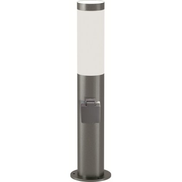 Brilagi - LED димируема външна лампа с контакт ELIA 1xE27/6W/230V 2700-6500K IP44 Wi-Fi 50 cm матов хром