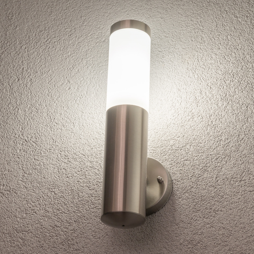 BRILAGI - LED димируема външна стенна лампа ELIA 1xE27/6W/230V 2700-6500K IP44 Wi-Fi матов хром
