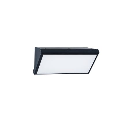 Brilagi - LED димируема външна стенна лампа TRIANGLE 1xE27/6W/230V 2700-6500K IP65 черна