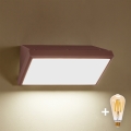 Brilagi - LED димируема външна стенна лампа TRIANGLE 1xE27/6W/230V 2700-6500K IP65 кафява