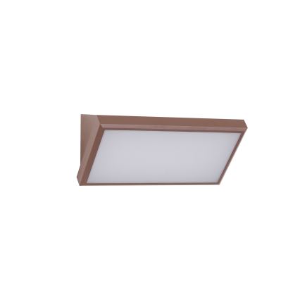 Brilagi - LED димируема външна стенна лампа TRIANGLE 1xE27/6W/230V 2700-6500K IP65 кафява