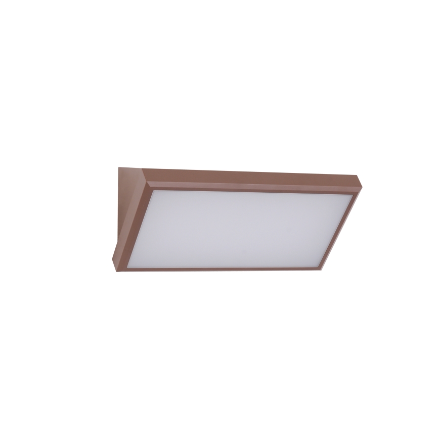 Brilagi - LED димируема външна стенна лампа TRIANGLE 1xE27/6W/230V 2700-6500K IP65 кафява