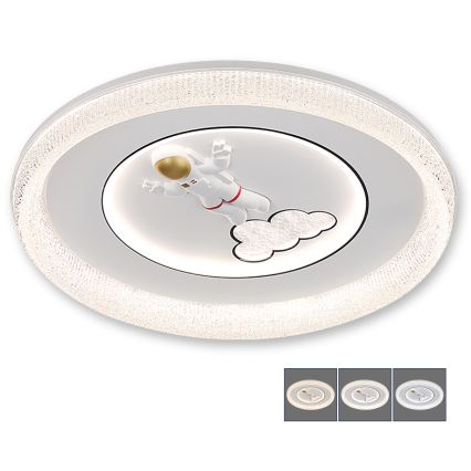 BRILAGI - LED Димируемо детско таванно осветително тяло ASTRO LED/68W/230V 3000-6000K Ø 50 см + дистанционно управление