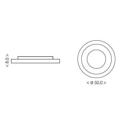 BRILAGI - LED Димируемо детско таванно осветително тяло ASTRO LED/68W/230V 3000-6000K Ø 50 см + дистанционно управление