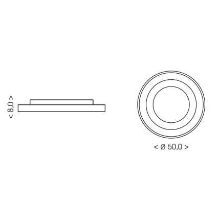 BRILAGI - LED Димируемо детско таванно осветително тяло ASTRO LED/75W/230V 3000-6000K Ø 50 cm + дистанционно управление