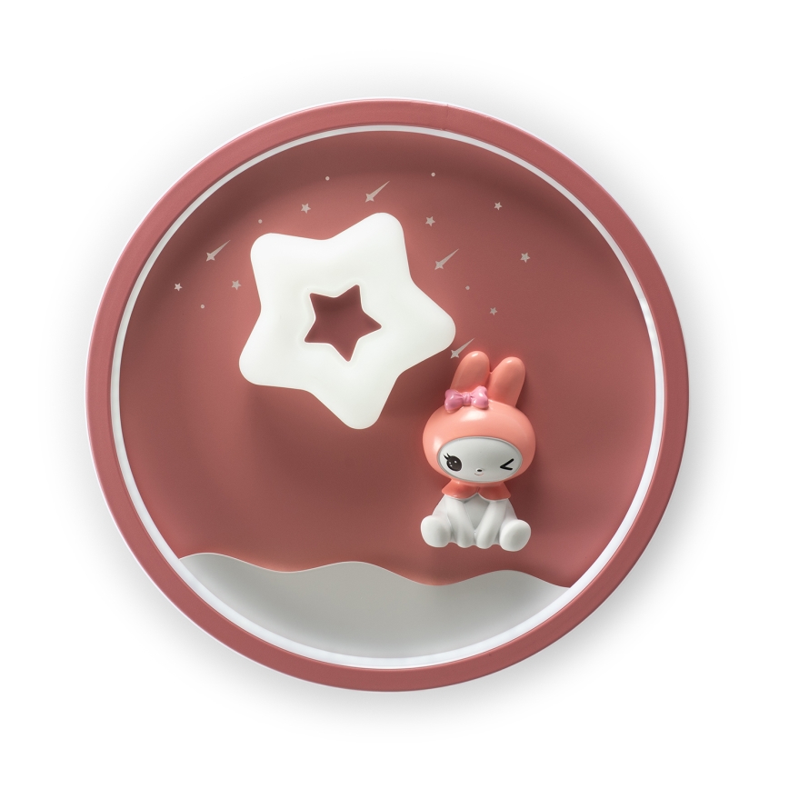 Brilagi - LED димируемо детско таванно осветително тяло BUNNY LED/83W/230V 3000-6000K Ø 49 см + дистанционно управление