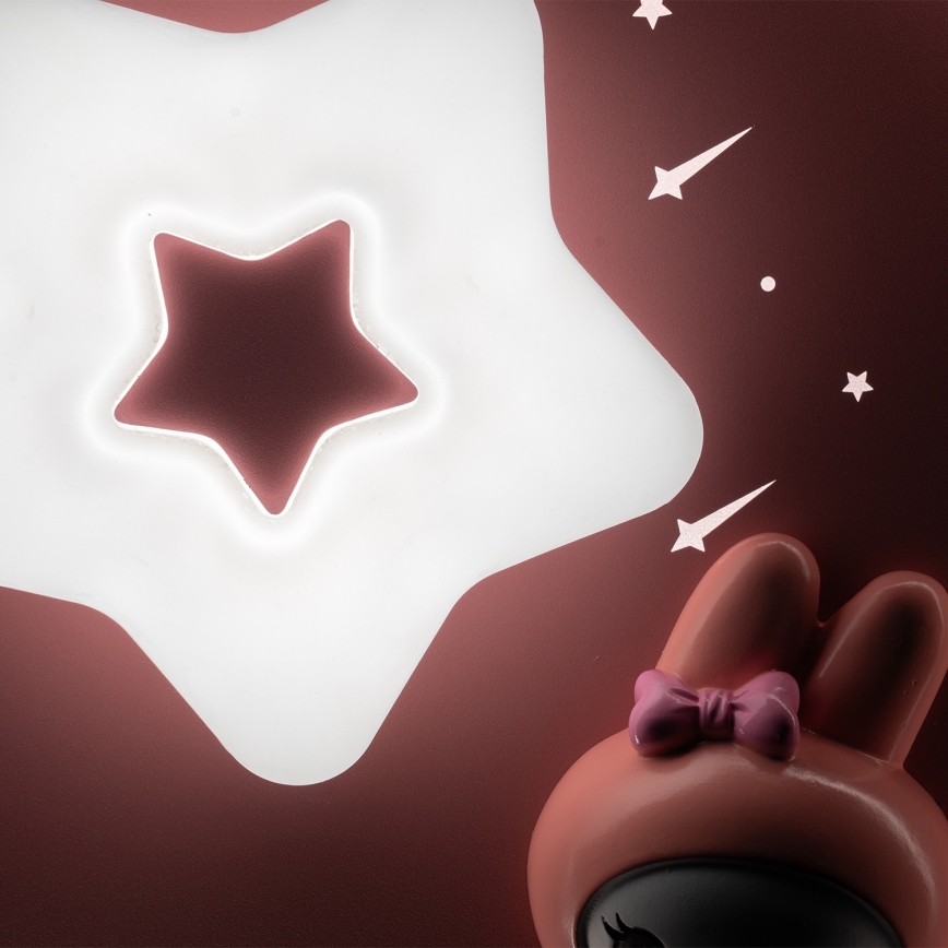 Brilagi - LED димируемо детско таванно осветително тяло BUNNY LED/83W/230V 3000-6000K Ø 49 см + дистанционно управление