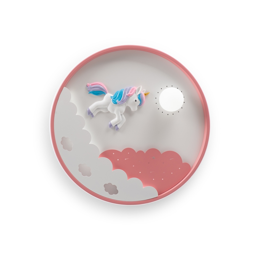 Brilagi - Димируемо LED детско таванно осветително тяло UNICORN LED/68W/230V 3000-6000K, диаметър 49 см + дистанционно управление