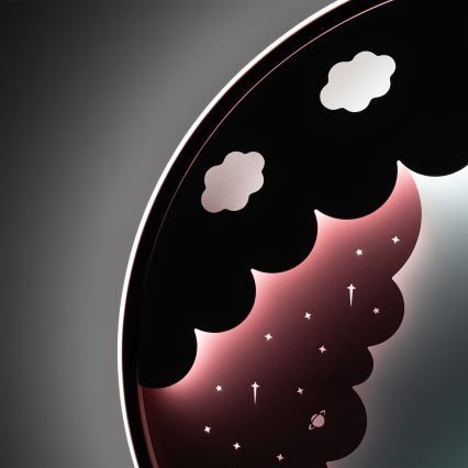 Brilagi - Димируемо LED детско таванно осветително тяло UNICORN LED/68W/230V 3000-6000K, диаметър 49 см + дистанционно управление