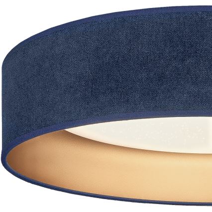 Brilagi - Димируемо LED таванно осветително тяло VELVET SMARTIX STARS LED/36W/230V 3000-6000K Ø 55 см синьо/златно Wi-Fi Tuya Beacon + дистанционно управление