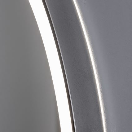 Brilagi - LED димируемо огледало за баня с подгряване и подсветка ALU PRO LED/18W/230V Ø 60 cm 3000/4000/6500K IP44 лъскав хром CRI 90