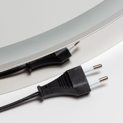 Brilagi - LED димируемо огледало за баня с подгряване и подсветка ALU PRO LED/18W/230V Ø 60 cm 3000/4000/6500K IP44 лъскав хром CRI 90