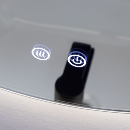 Brilagi - LED огледало за баня с подгряване DEMI PRO LED/20W/230V диаметър 60 см IP44 CRI 90 димируемо + CCT