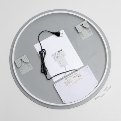 Brilagi - LED огледало за баня с подгряване DEMI PRO LED/20W/230V диаметър 60 см IP44 CRI 90 димируемо + CCT