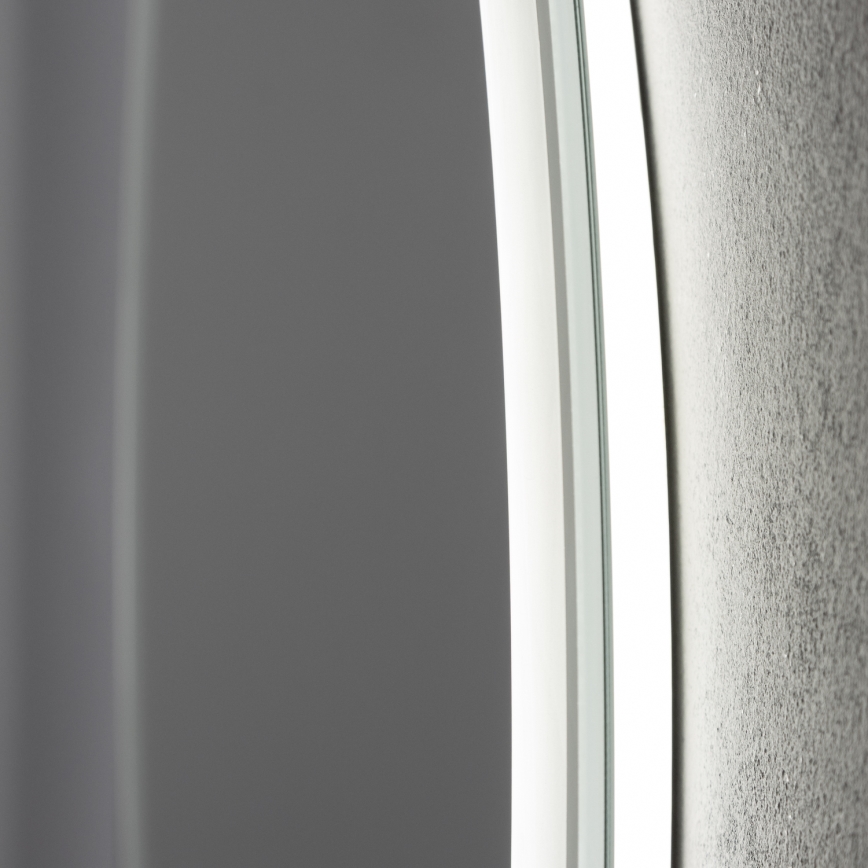 Brilagi - LED огледало за баня с подгряване AVA PRO LED/18,5W/230V Ø 60 cm IP44 CRI 90 димируемо + CCT