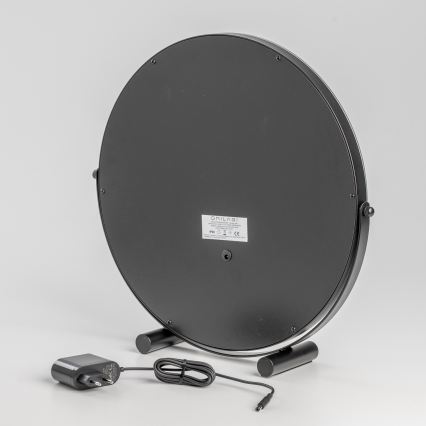 BRILAGI - димируемо LED огледало за грим CALIFORNIA LED/17W/230V 3000/4000/6500K Ø 42 см черно