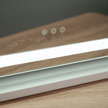 BRILAGI - LED огледало за грим с регулируема яркост CALIFORNIA LED/25W/230V 3000/4000/6500K 55x44 cm бяло