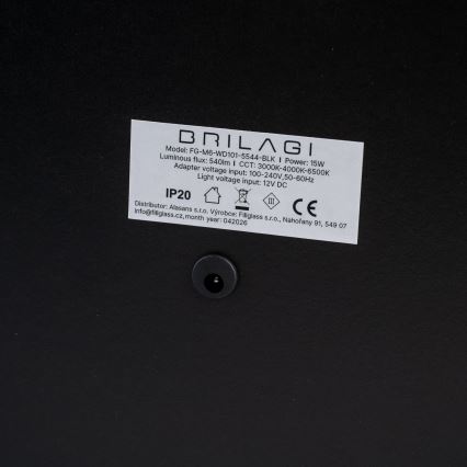 BRILAGI - LED огледало за грим с регулируема яркост CALIFORNIA LED/25W/230V 3000/4000/6500K 55x44 cm бяло