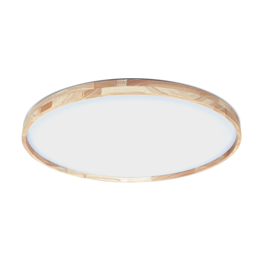 Brilagi - Димируема LED таванна лампа ALSON LED/72W/230V 3000-6500K, дъб, Ø 78 см + дистанционно управление