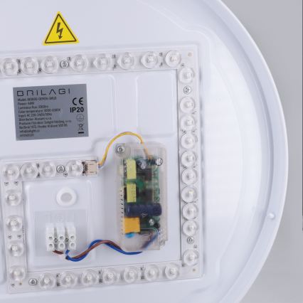 Brilagi - Димируемо LED таванно осветително тяло ALVA LED/48W/230V 3000-6500K Ø 51 см черно + дистанционно управление