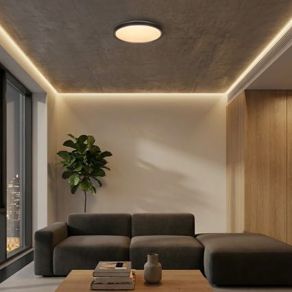 Brilagi - Димируемо LED таванно осветително тяло FANCIA LED/48W/230V 3000-6500K Ø39 см сребристо + дистанционно управление