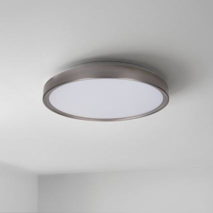 Brilagi - Димируемо LED таванно осветително тяло FANCIA LED/48W/230V 3000-6500K Ø39 см сребристо + дистанционно управление