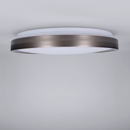 Brilagi - Димируемо LED таванно осветително тяло FANCIA LED/48W/230V 3000-6500K Ø39 см сребристо + дистанционно управление