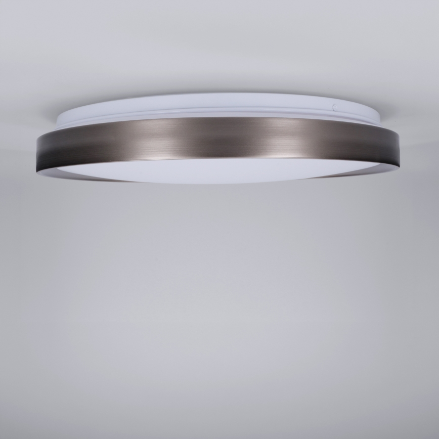 Brilagi - Димируемо LED таванно осветително тяло FANCIA LED/48W/230V 3000-6500K Ø39 см сребристо + дистанционно управление