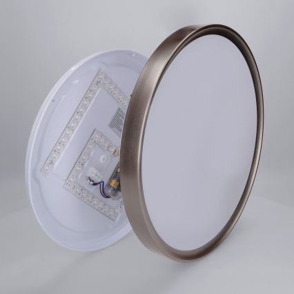 Brilagi - Димируемо LED таванно осветително тяло FANCIA LED/48W/230V 3000-6500K Ø39 см сребристо + дистанционно управление