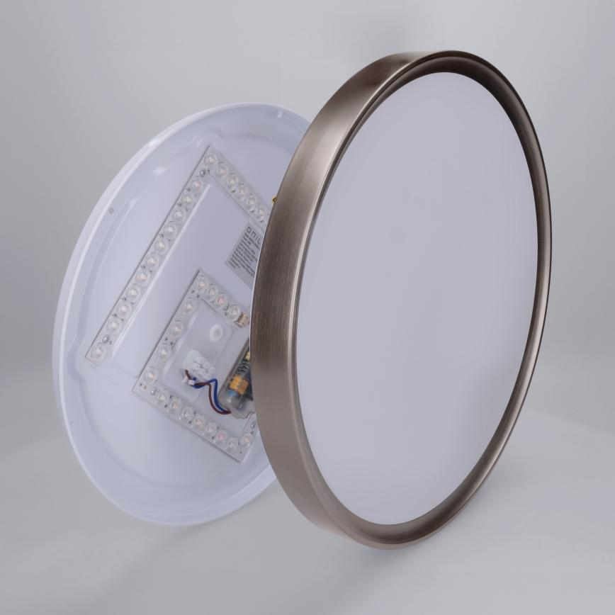 Brilagi - Димируемо LED таванно осветително тяло FANCIA LED/48W/230V 3000-6500K Ø39 см сребристо + дистанционно управление