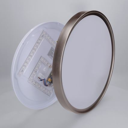 Brilagi - Димируемо LED таванно осветително тяло FANCIA LED/48W/230V 3000–6500K Ø 39 см, антрацит + дистанционно управление