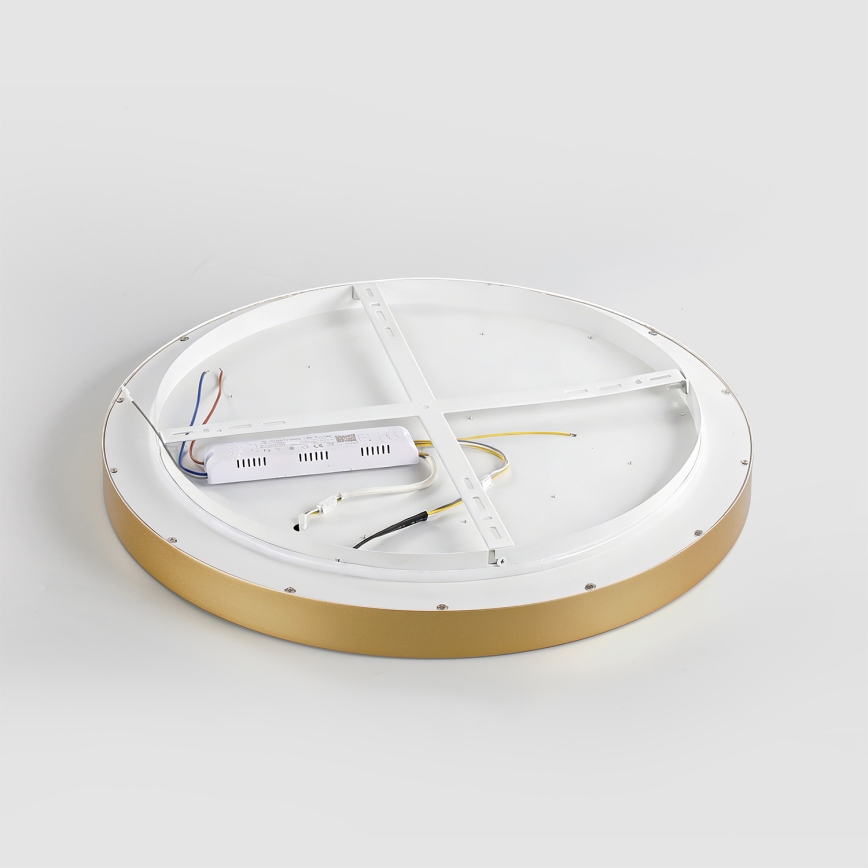 Brilagi - LED димируемо таванно осветително тяло GLASS POOL DOUBLE LED/60W/230V 3000-6000K 50 см златисто + дистанционно управление