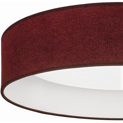 Brilagi - Димируем таванен плафон VELVET SMARTIX STARS LED/24W/230V 3000-6000K Ø 45 см винено Wi-Fi Tuya Beacon + дистанционно управление